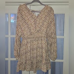 Heyson Chic Long Sleeve Floral Dress